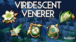 Farm Viridescent Venerer Artifacts  Genshin Impact [upl. by Jemmie]