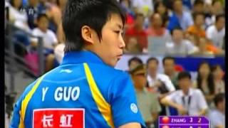 2007 CHN OP Womens Final Zhang yining vs Guo yue [upl. by Singh]