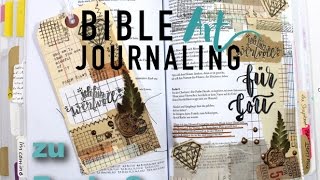 Bible Art Journaling Tutorial zu Psalm 8 [upl. by Ellenhoj597]