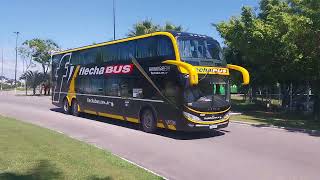 Flecha Bus  Niccolo Isidro MercedesBenz Benz O500RSD em Florianópolis [upl. by Yramanna]