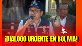 🚨 ¡DEFENSOR DEL PUEBLO EXIGE DIALOGO FIN AL BLOQUEO EN COCHABAMBA 🔥🤝 [upl. by Ennayd]