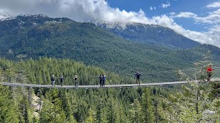 Hiking Sea to Summit Trail in Squamish BC Canada [upl. by Novyat]