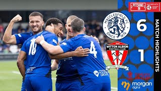 Witton take a battering as Silkmen progress 💪  Macclesfield FC 61 Witton Albion [upl. by Sulamith202]