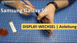 Samsung Galaxy S9  Display selbst wechseln  S9 Reparatur Anleitung  Tutorial deutsch [upl. by Aivon]