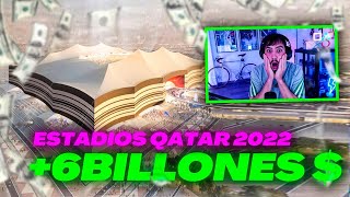 LOS ESTADIOS DEL MUNDIAL DE QATAR 6 BILLONES DE DÓLARES POR 8 ESTADIOS 😱 [upl. by Schilt]