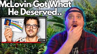 McLovin Got What He Deserved Life After Superbad PatrickCc  HatGuy Reacts [upl. by Malkin]