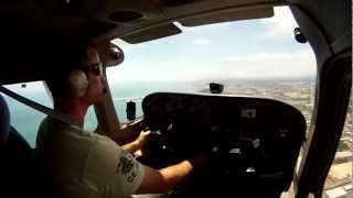 22 knot cross wind landing at Jandakot Airport  Fist Solo [upl. by Emya]