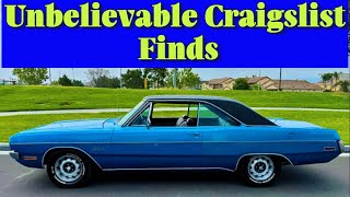 8 Unbelievable Classic Cars  For Sale By Owner on Craigslist [upl. by Mufinella189]