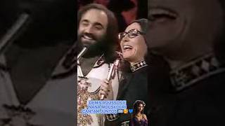 DEMIS ROUSSOS E NANA MOUSKOURI CANTAM JUNTOS 🇬🇷🥰💙 [upl. by Nebra]