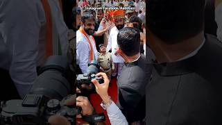 Imtiaz Jaleel Sahab amp Ramgiri Maharaj  CM Eknath Shinde  Aurangabad  AIMIM shorts [upl. by Balmuth]