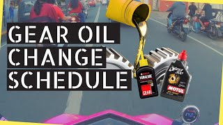 Kailan ba dapat magpalit ng Gear Oil MUST WATCH  Change oil schedule [upl. by Feenah19]