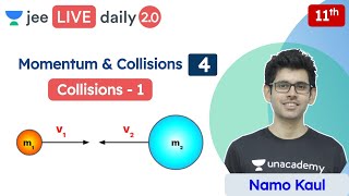 JEE Momentum amp Collisions L4  Collisions  Class 11  Unacademy JEE  JEE Physics  Namo Kaul [upl. by Olathe653]