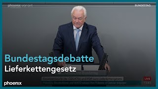 Bundestagsdebatte zum Lieferkettengesetz am 051224 [upl. by Mayor]