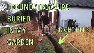 Finding Buried TREASURE in my garden [upl. by Llerdna]