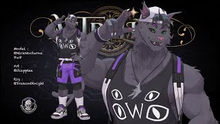 Live2D Model Showcase  Nick Nocturnes Gym Outfit [upl. by Atnas]