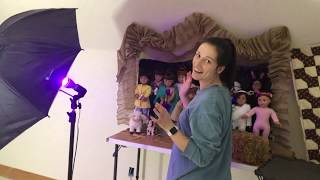 BTS of my 2019 American Girl Christmas Stopmotion [upl. by Iddo]