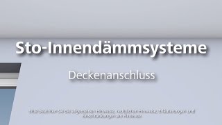 Innendämmung  Deckenanschluss [upl. by Airehc436]