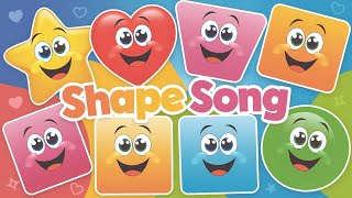 Shapes are Everywhere  Fun Learning Shapes Song for Kids 🎶  Educational Nursery Rhymes [upl. by Sainana]