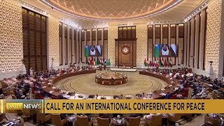 Arab League calls for conference for peace in the Middle East [upl. by Teufert]