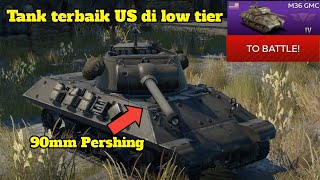 Review amp Gameplay M36 Jackson  War thunder mobile Indonesia [upl. by Notsreik]