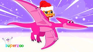 🎅🦖 Comment cool Catty fait un tour de dinosaure pour fêter Noël  Superzoo [upl. by Sinnal]