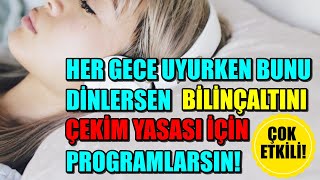 BEN Ä°STEDÄ°KLERÄ°MÄ° HAYATIMA Ã‡EKEBÄ°LÄ°RÄ°M OLUMLAMALARI Her Gece Uyurken Bunu Dinle mistikyol [upl. by Dyane]