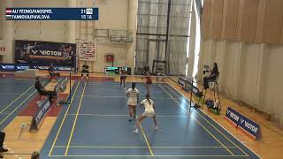 Match point  Au Yeong  Hagspiel vs Ivanova  Pavlova  WD Final  Croatian Int 2024 [upl. by Naldo]