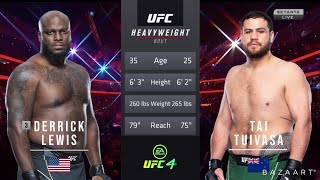 DERRICK LEWIS VS TAI TUIVASA FULL FIGHT UFC 271 [upl. by Takakura]