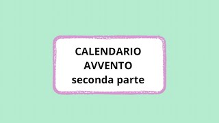 Calendario dell’avvento in progress colourbookitalia vitadamamma natale bambini avvento [upl. by Venetia123]