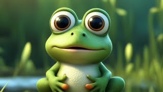 Five Little Frogs Karaoke Cinco Ranitas Con Manchitas  Canciones Super Simple Popular Songs [upl. by Burrow864]