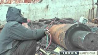 Harris Scrap Steel Cutter 50 cm 15 min by EUROPAMETALI Croatia [upl. by Aidiruy]