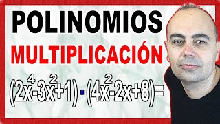 MULTIPLICACIÓN De POLINOMIOSHorizontal💥VÁLIDO CURSO 202425 [upl. by Rolat]