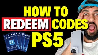 How To Redeem Codes On PS5 [upl. by Etnauq]