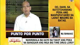 Punto por Punto PDEA takot banggain ang mga big time drug lord [upl. by Oicneconi]