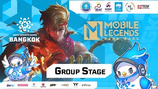 🔴 ENGLISH Live  Asian Esports Games 2024  Womens Team MLBB  Day 1  Group Stage [upl. by Eikcin]