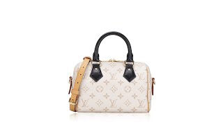 Louis Vuitton Monogram Speedy 20 Bandouliere Dune [upl. by Eiclud]