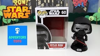 Star Wars Episode VII The Force Awakens  Funko Pop 60  Kylo Ren [upl. by Haeli204]