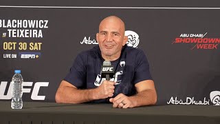 Glover Teixeira Loves the Style Matchup With Jan Blachowicz  UFC 267 [upl. by Jonati]