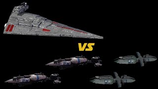 Tector Star Destroyer VS Separatist Battle Group Star War Empire at War Fall of the Republic [upl. by Slosberg]