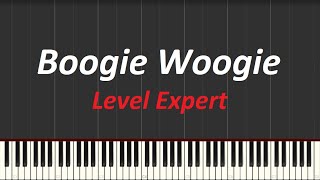 Boogie Woogie 2 FAST Piano tutorial Synthesia [upl. by Enileuqaj]