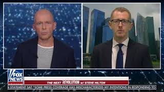 James Crabtree talks India vs China on Fox News with Steve Hilton July 23rd 2018 [upl. by Adnical]