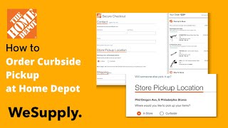 How to Order Curbside Pickup at Home Depot [upl. by Kennie]