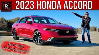 The 2023 Honda Accord Takes On A More Premium Electrified Family Car Mission [upl. by Bailey775]