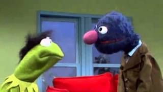 Classic Sesame Street  Grover Gives Kermit a Hair Piece [upl. by Irneh]