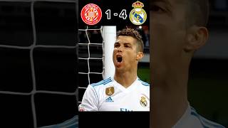 Ronaldo Hattrick Masterclass🔥 Real Madrid 63 Girona FC  La Liga 1718 football youtube shorts [upl. by Adev196]