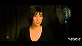 Resident Evil Retribution Interview with Li BingBing Ada Wong [upl. by Pero]