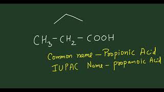 propionic acid or propanoic acid [upl. by Eirdua]