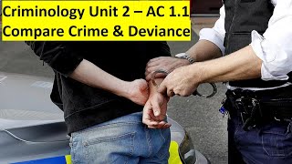 Unit 2 AC 11 Compare Crime amp Deviance Updated 2022 [upl. by Ihcur]