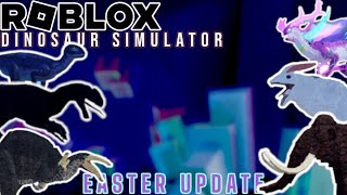 ROBLOX DINOSAUR SIMULATOR  NEW WOLLY MAMMOTH AND SKINS REMODEL SHOWCASE [upl. by Amrita654]