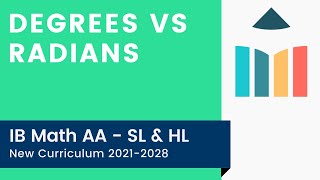 Degrees v Radians IB Math AA SLHL [upl. by Annissa]